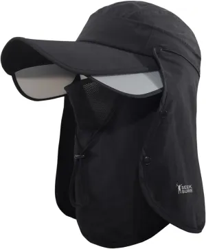 Hat for Women Sun Protection UV Hat with Neck Flap, Wide Brim Sun Hat for Outdoor Gardening Workout