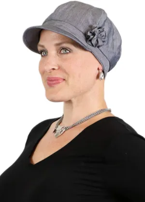Hats Scarves & More Chemo Headwear for Women Summer 100% Cotton Newsboy Cancer Hats 50  UPF Sun Protection Brighton