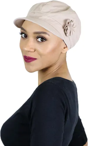 Hats Scarves & More Chemo Headwear for Women Summer 100% Cotton Newsboy Cancer Hats 50  UPF Sun Protection Brighton
