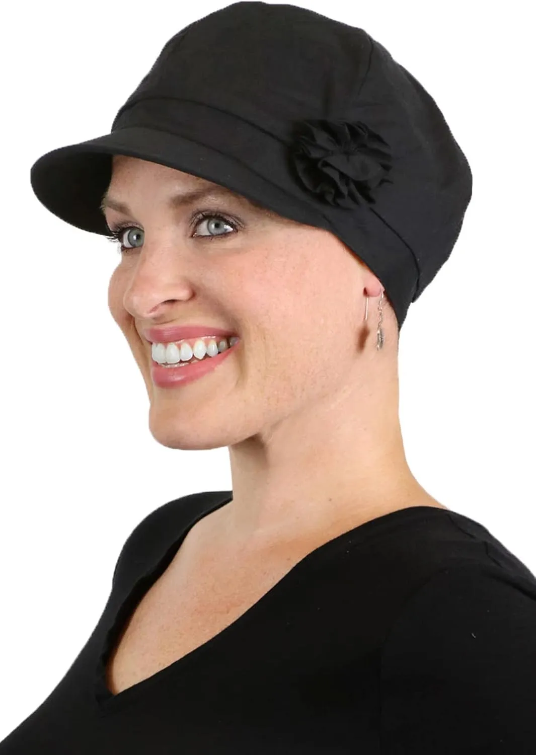Hats Scarves & More Chemo Headwear for Women Summer 100% Cotton Newsboy Cancer Hats 50  UPF Sun Protection Brighton