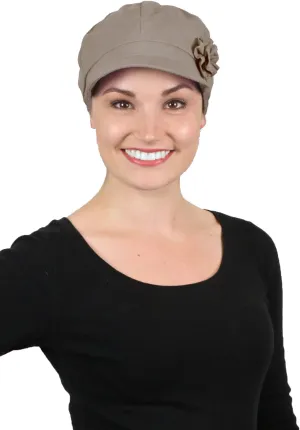 Hats Scarves & More Chemo Headwear for Women Summer 100% Cotton Newsboy Cancer Hats 50  UPF Sun Protection Brighton