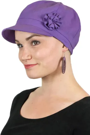 Hats Scarves & More Chemo Headwear for Women Summer 100% Cotton Newsboy Cancer Hats 50  UPF Sun Protection Brighton