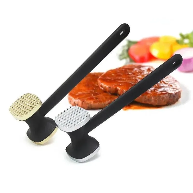 Heavy Duty Meat Tenderizer Hammer - Professional Steak Tenderizing Tool for Juicy Flavorful Cuts