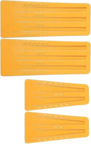 Heavy Duty Tree Cutting Wedges Antislip Spikes Splitting Tool For Secure Logging Operations Combination 4pcs/Set