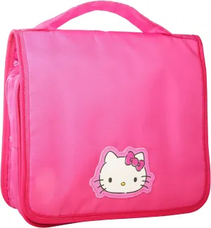 Hello Kitty Toiletry Bag, Hanging Toiletry Bag Pink, Makeup Bag, Sanrio Travel Official License