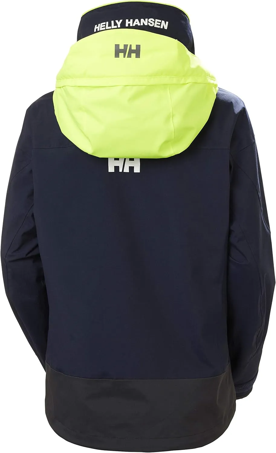 Helly-Hansen Pier 3.0 Waterproof Jackets for Women Featuring Windproof Sailing Fabric and Packable Neon Yellow Hood