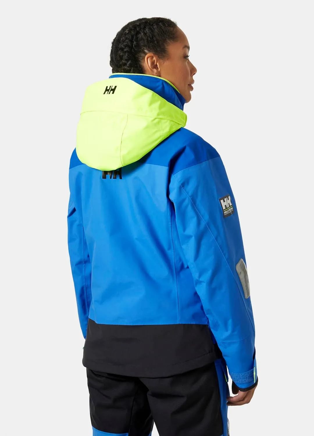 Helly-Hansen Pier 3.0 Waterproof Jackets for Women Featuring Windproof Sailing Fabric and Packable Neon Yellow Hood