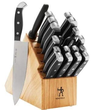 HENCKELS Premium Quality 20-Piece Statement Knife Set with Block, Razor-Sharp, German Engineered Knife Informed by over 100 Years of Masterful Knife Making,