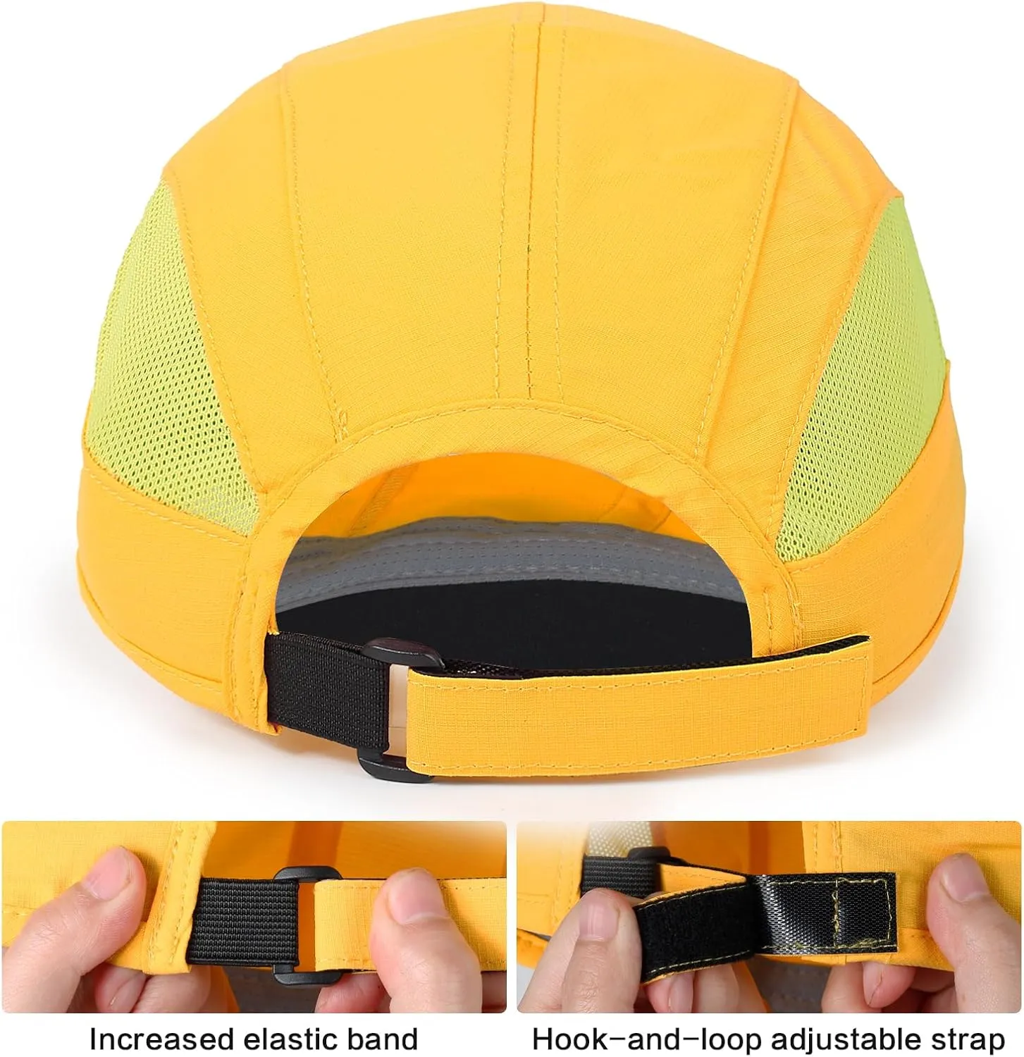 HH HOFNEN Quick Dry Baseball Cap Unstructured Running Cap Water-Resistant UPF 50  Mesh Golf Sun Hats for Men Women