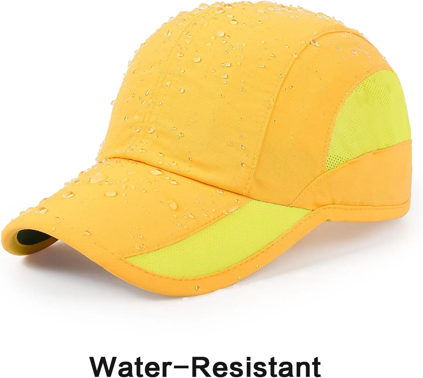 HH HOFNEN Quick Dry Baseball Cap Unstructured Running Cap Water-Resistant UPF 50  Mesh Golf Sun Hats for Men Women