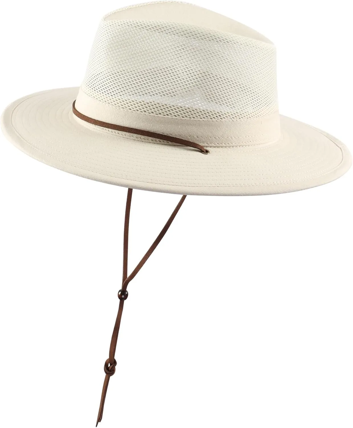 Home Prefer Cotton Summer Fedora Hat Wide Brim Sun Hats for Men Women UPF 50  Sun Protection Cap for Fishing Hiking