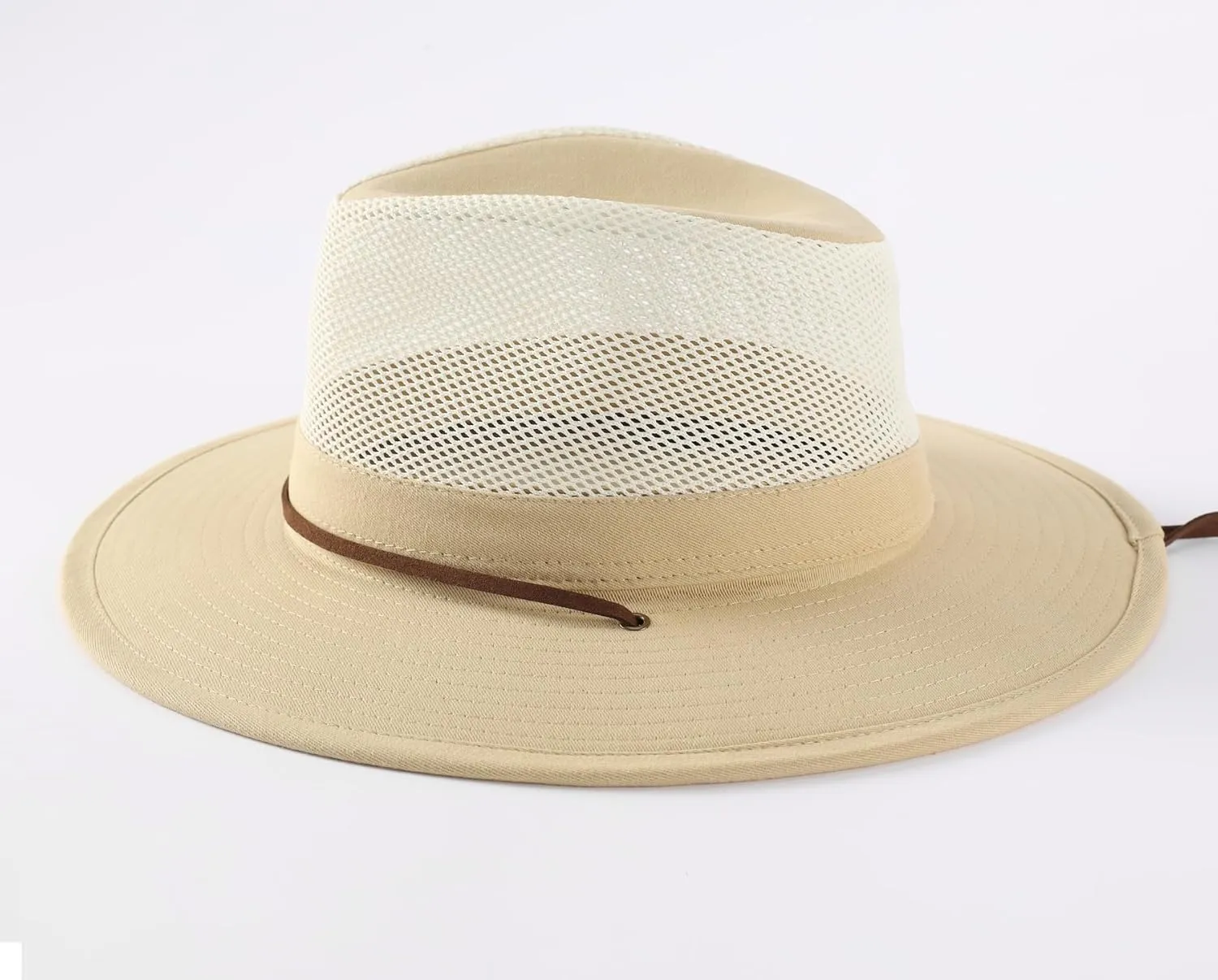 Home Prefer Cotton Summer Fedora Hat Wide Brim Sun Hats for Men Women UPF 50  Sun Protection Cap for Fishing Hiking