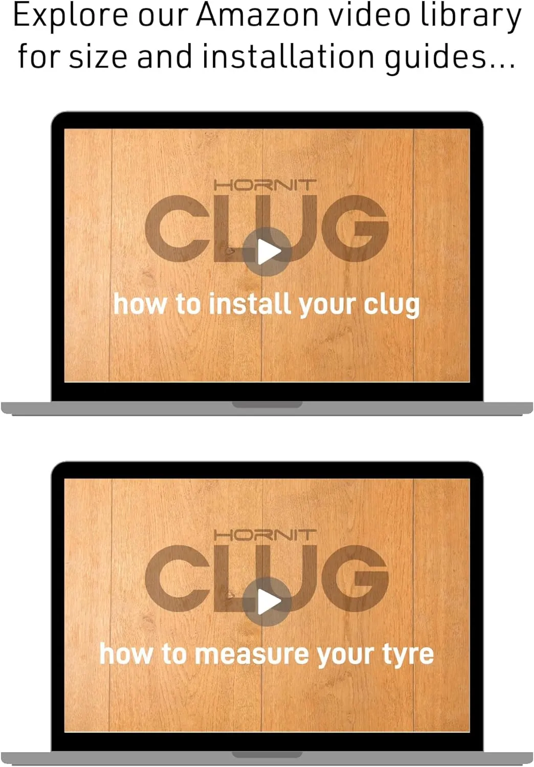 Hornit CLUG Bike Clip Indoor & Outdoor Bicycle Storage Rack & Mount System, 5 Sizes, Easy to install