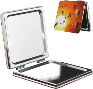 Hot Air Balloon Mini Makeup Mirror Portable Pocket Cosmetic Mirror Folding Compact Mirror