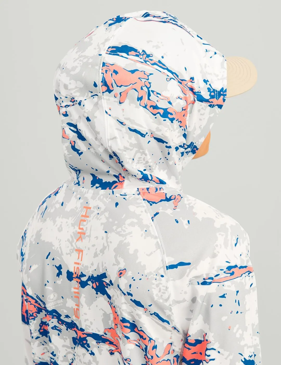HUK Kids Mossy Oak Printed Pursuit Hoodie