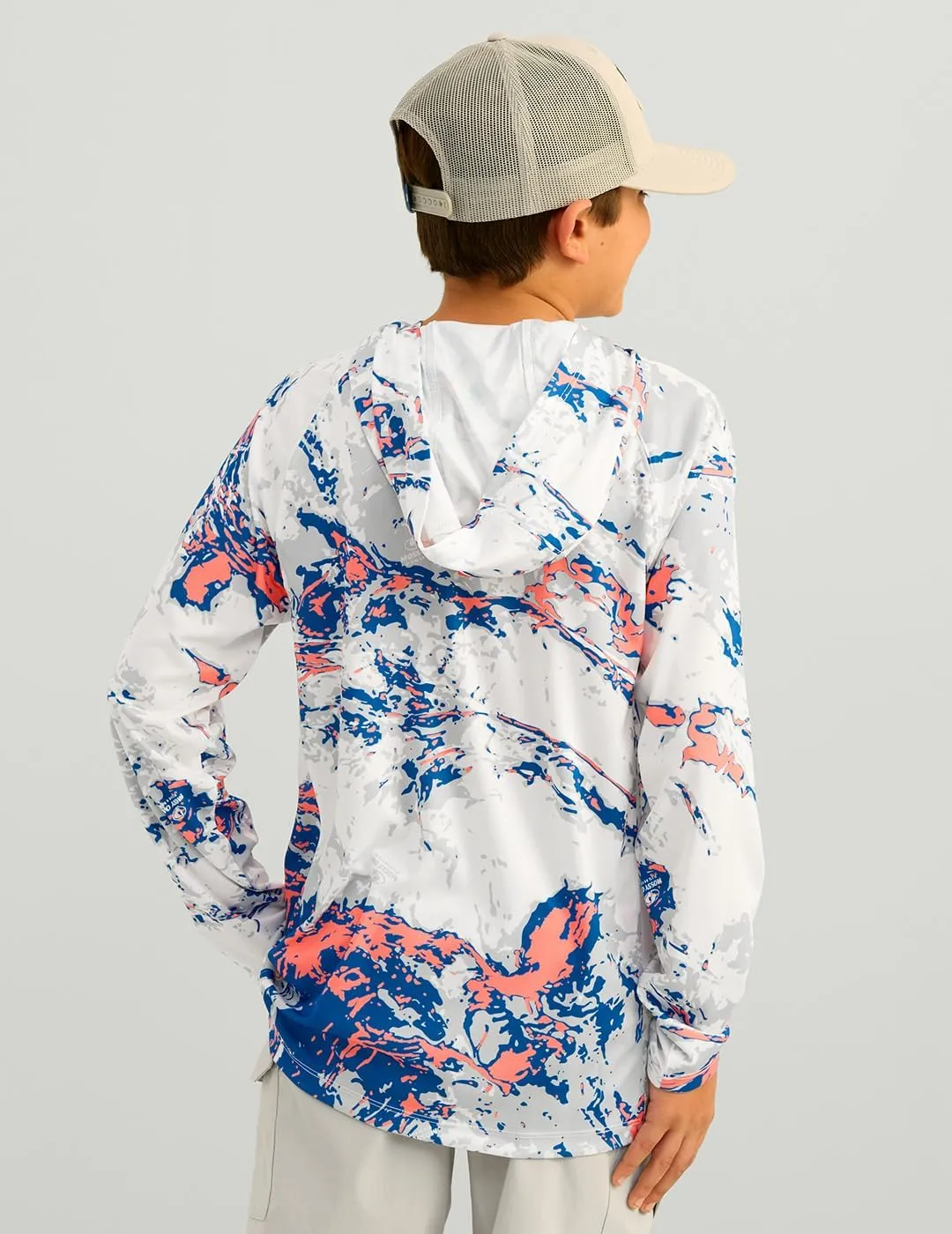 HUK Kids Mossy Oak Printed Pursuit Hoodie