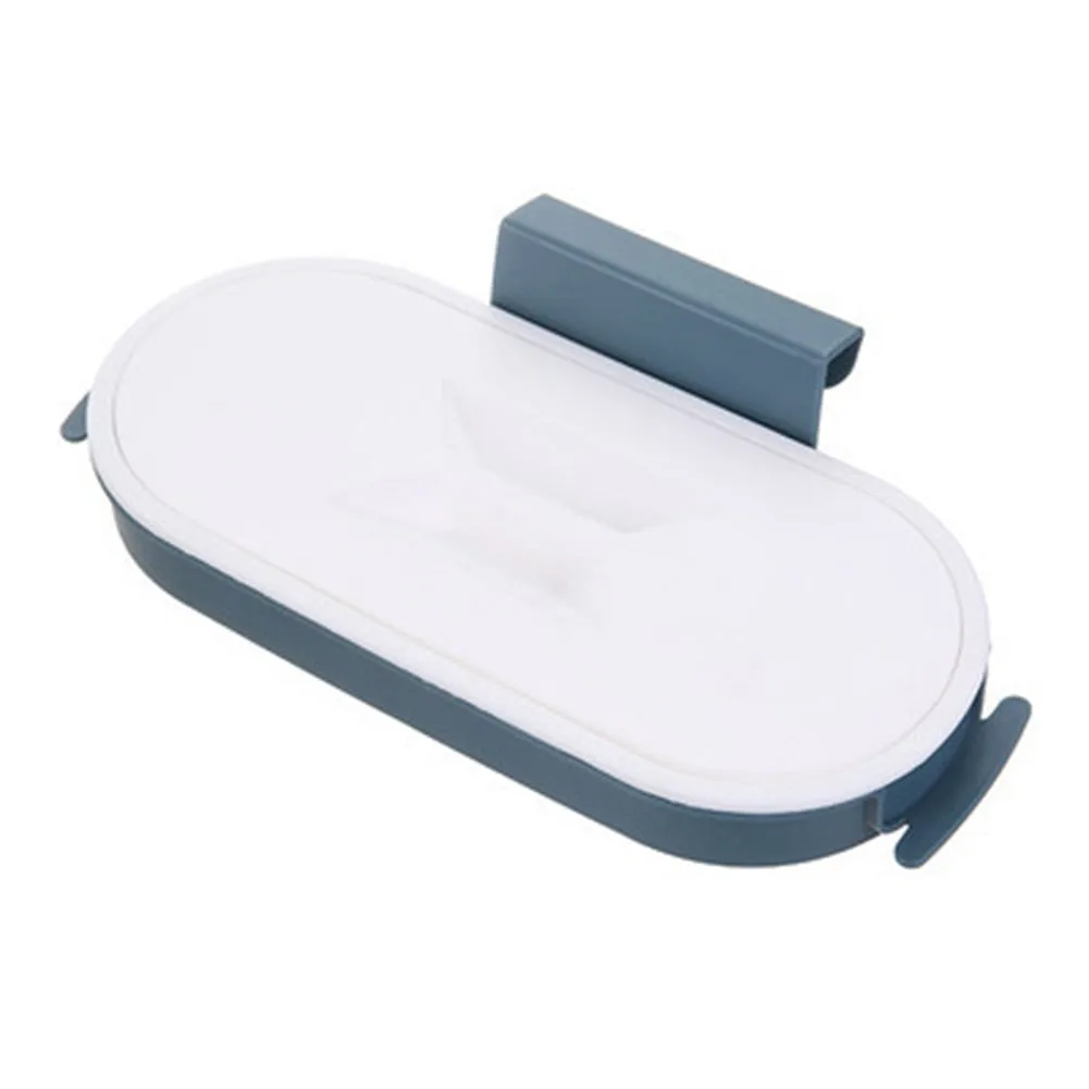 HULIANFU Portable Plastic Garbage Hanging Bag Kitchen Trash Storage Rack Bag Hook Scouring Pad Dry Shelf Holder Kitchen Organzier