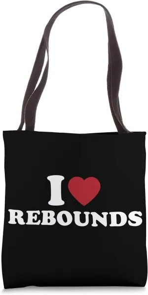I Love Rebounds Basketball Fan Sports Game Tote Bag