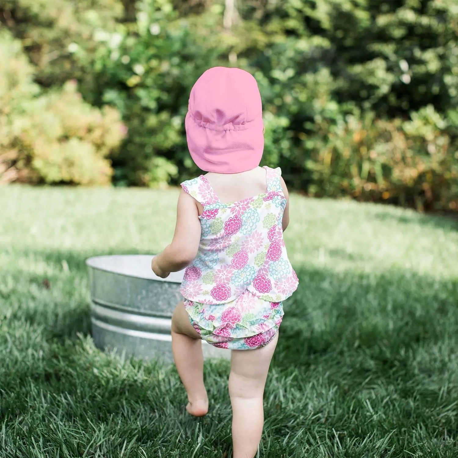 i Play Breathable Solid Flap Infant Baby Sun Protection & Swim Hat