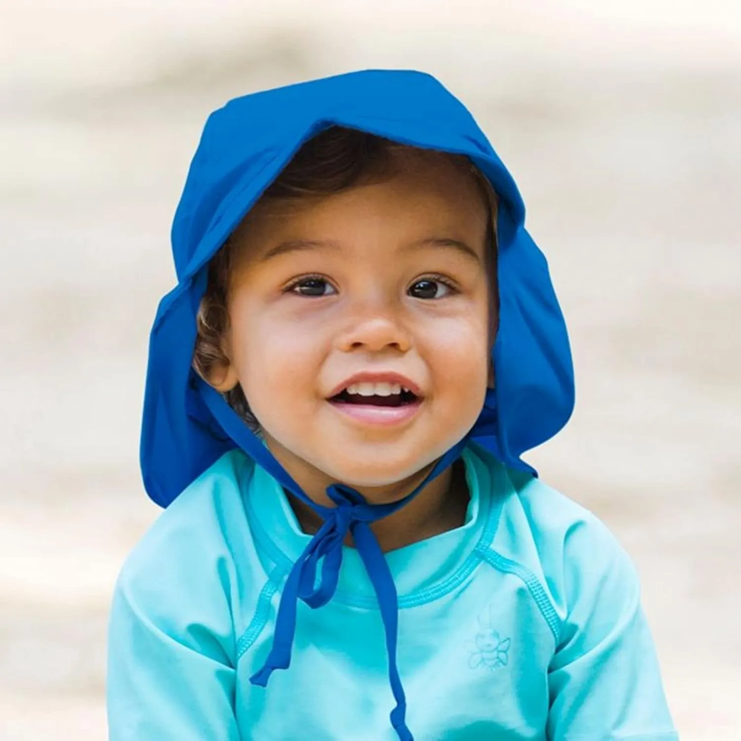 i Play Breathable Solid Flap Infant Baby Sun Protection & Swim Hat