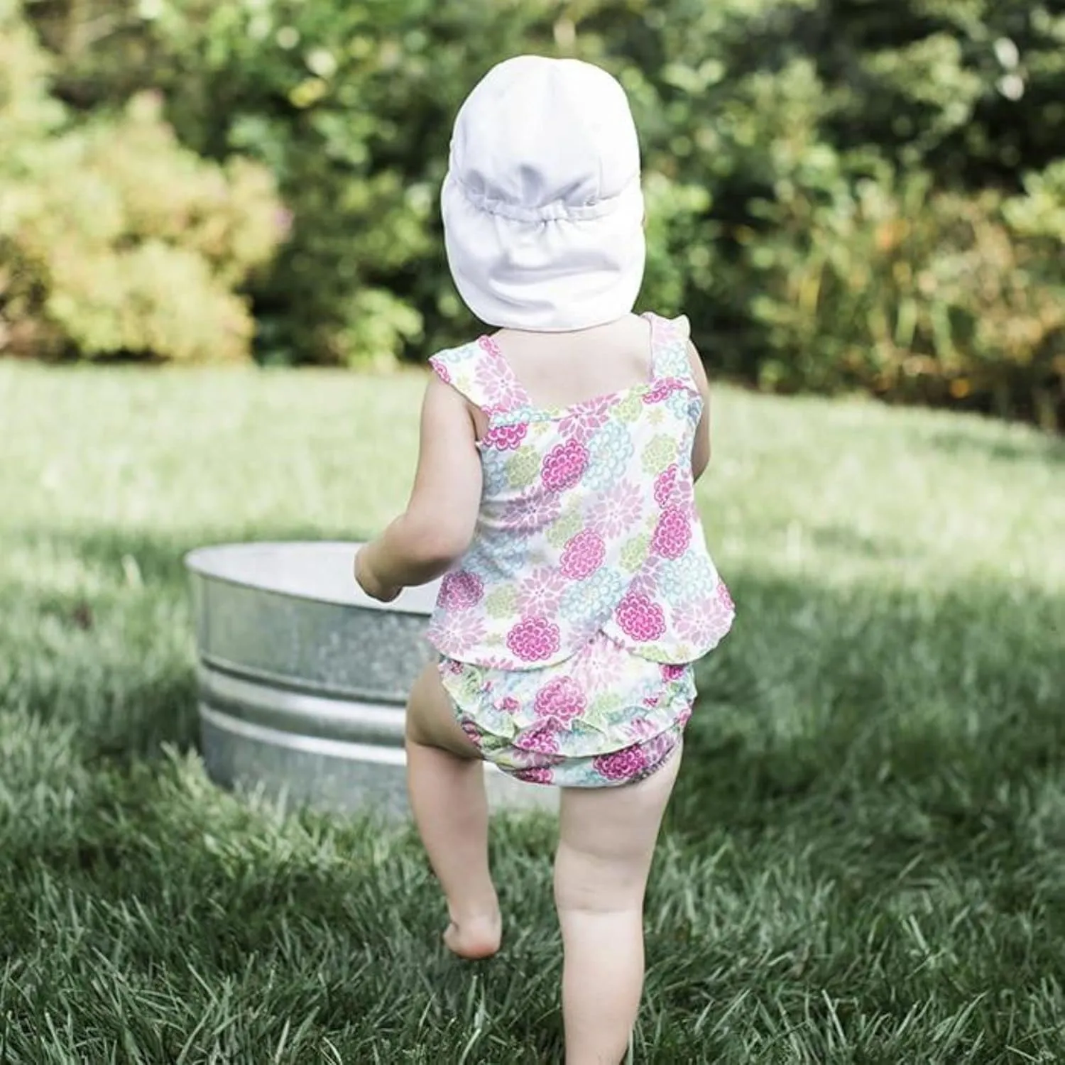 i Play Breathable Solid Flap Infant Baby Sun Protection & Swim Hat
