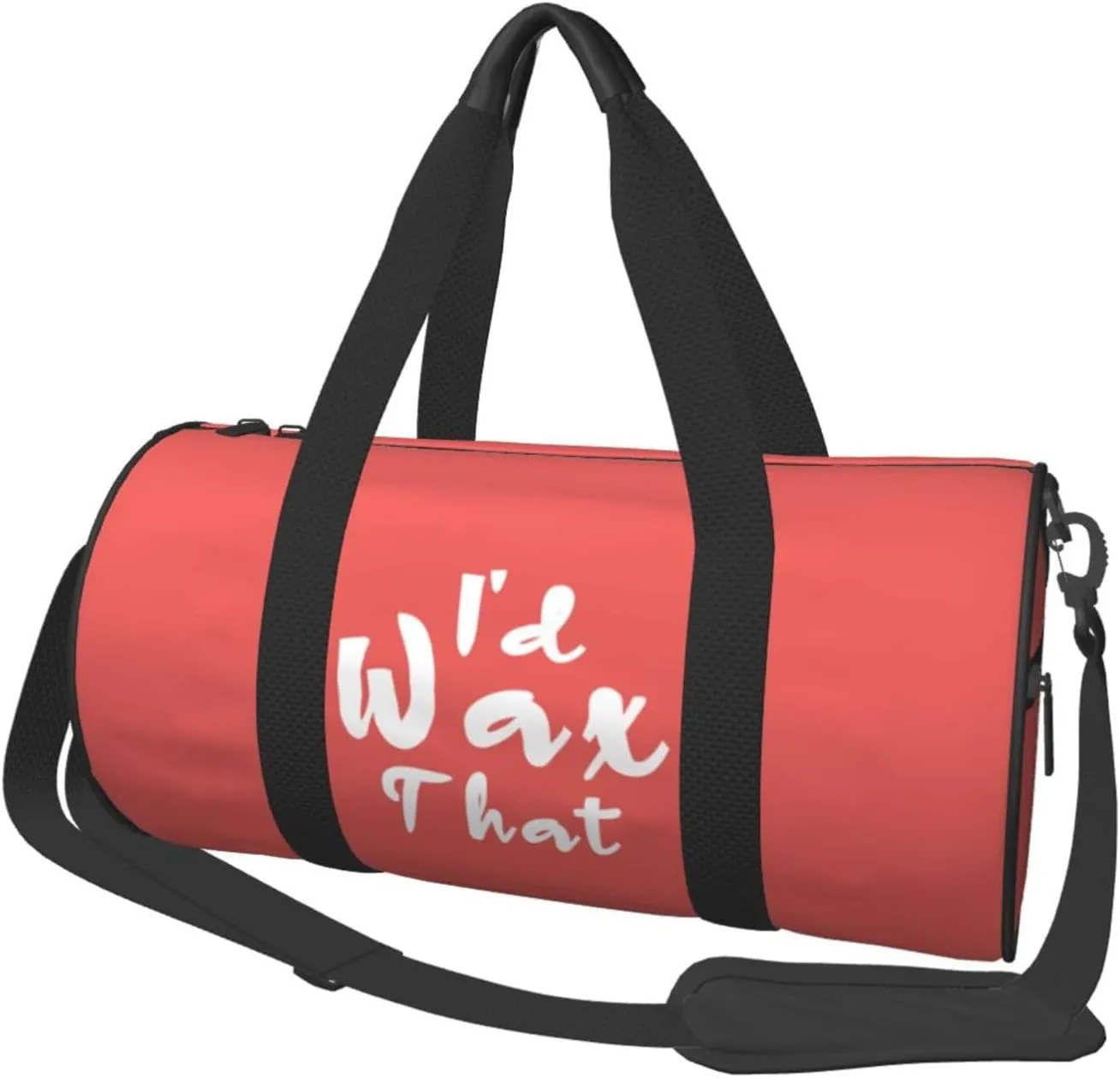 I'D Wax That Duffel Bag Gym Bag Travel Sports Tote Large Foldable Beach Swim Yoga0