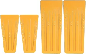 Industrial Strength Splitting Wedges Set Surfaces Suitable For Efficient Chainsaw And Timbers Cutting 4Pcs