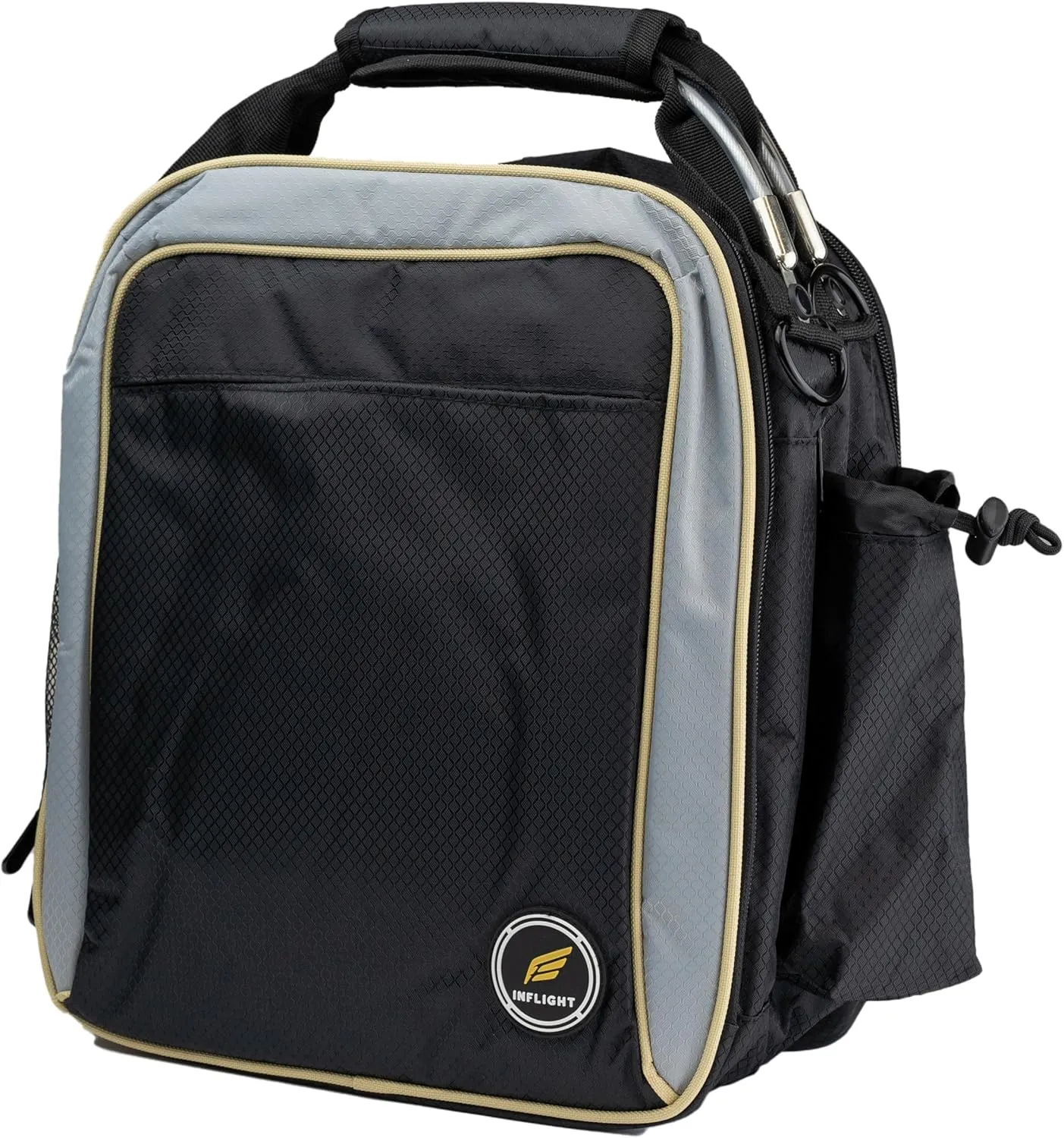 Inflight Pilot Bag - Durable Aviation Headset Bag with Reinforced Sides, Multiple Pockets & Shoulder Strap