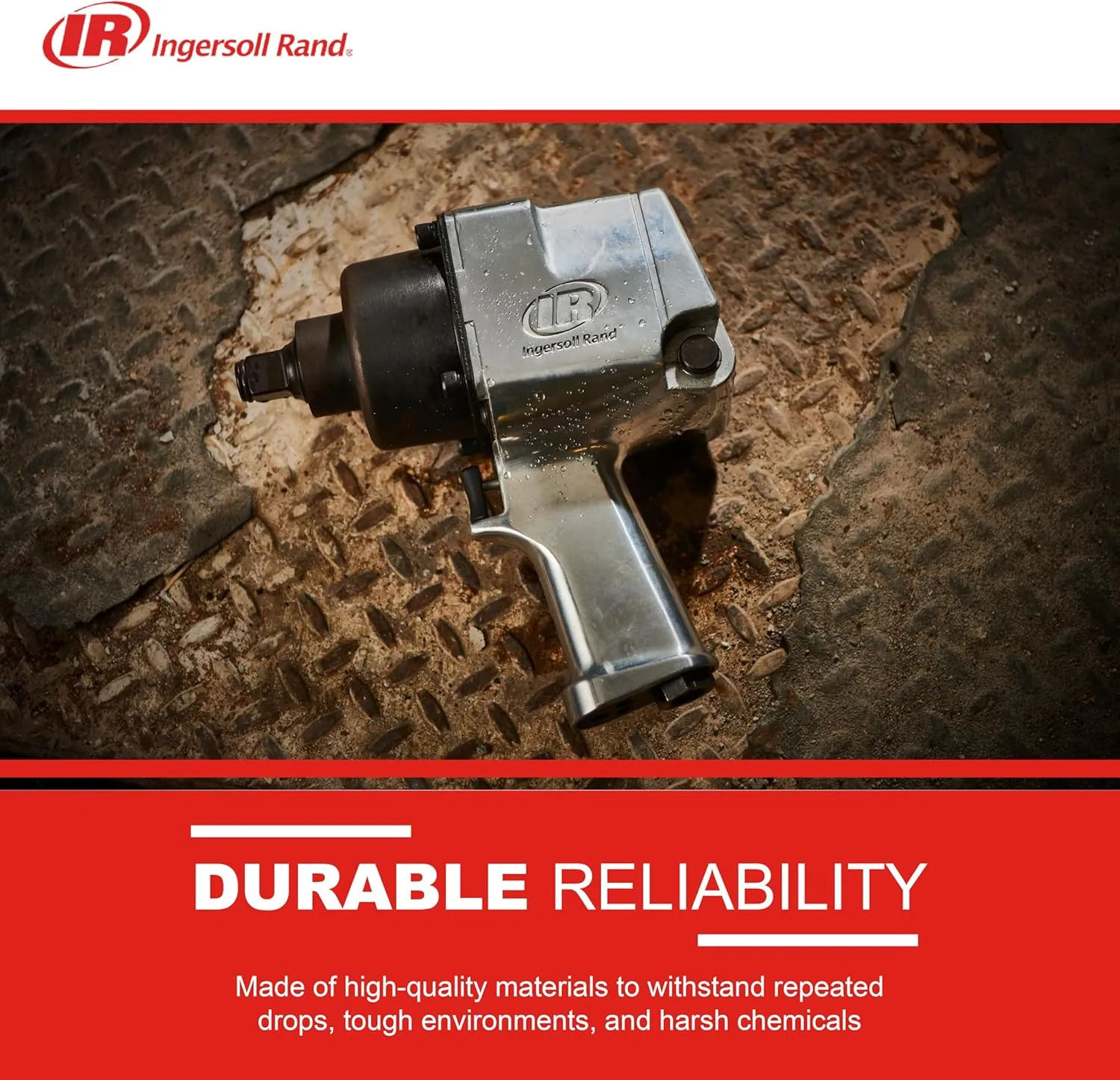 Ingersoll Rand 261 3/4" Air Impact Wrench, 1,100 ft-lbs Max Torque, Super Duty, Pistol Grip