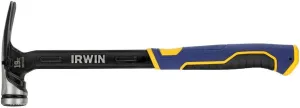 IRWIN Milled Face Hammer, Max Strike, High Velocity Steel Hammer with Magnetic Nail Starter (IWHT51019)