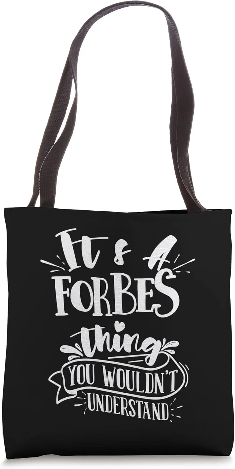 It's A Forbes Thing You Wouldn't Understand Custom Family Tote Bag