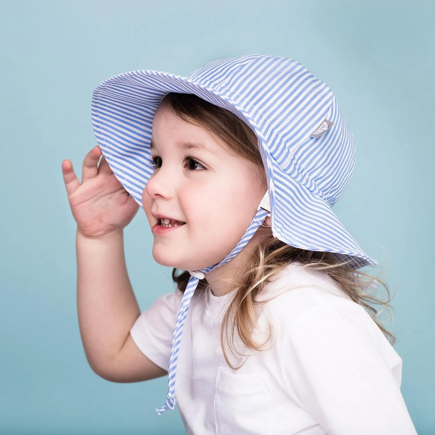 JAN & JUL 50  UPF Cotton Sun Hat with Wide Brim for Toddler Girls