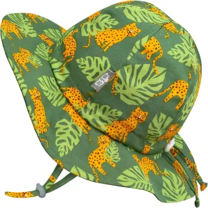 JAN & JUL Adjustable Cotton Floppy Sun Hat with 50  UPF Protection for Boys