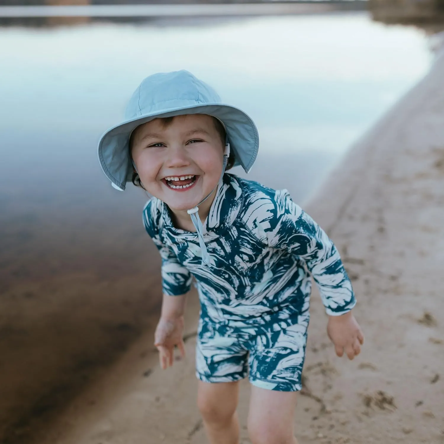 JAN & JUL Adjustable Cotton Floppy Sun Hat with 50  UPF Protection for Boys