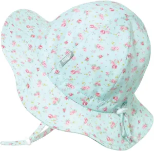 JAN & JUL Adjustable Cotton Floppy Sun Hat with 50  UPF Protection for Girls