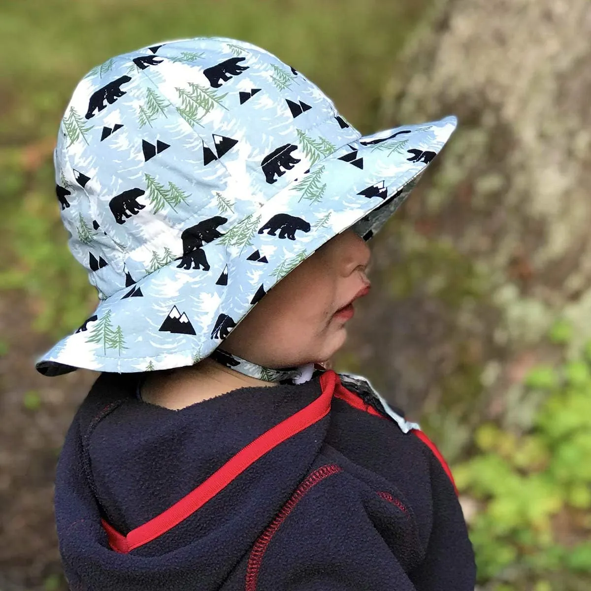 JAN & JUL Breathable Cotton Sun Hat with 50  UPF Protection for Toddler Boys