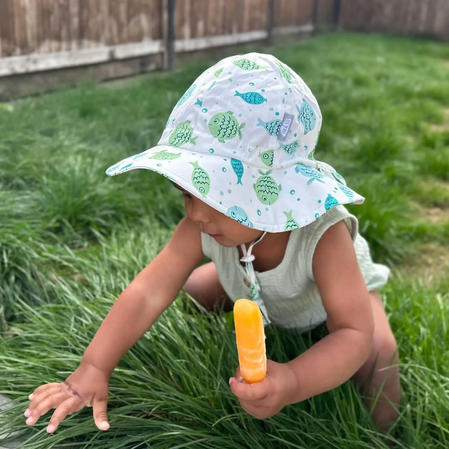 JAN & JUL Breathable Cotton Sun Hat with 50  UPF Protection for Toddler Boys
