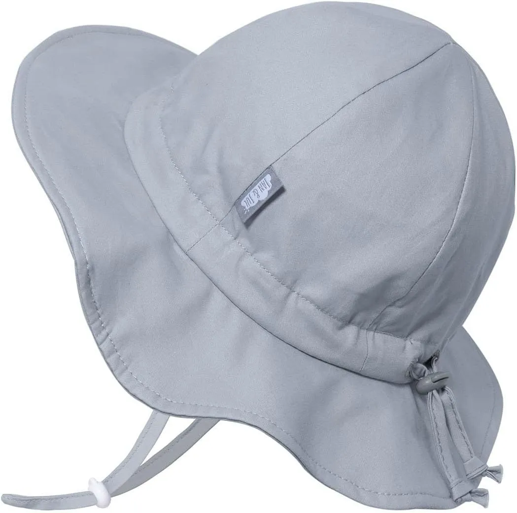 JAN & JUL Breathable Cotton Sun Hat with 50  UPF Protection for Toddler Boys