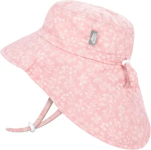 JAN & JUL Girls' Grow-with-Me Cotton Adventure Sun Hat with Large Brim