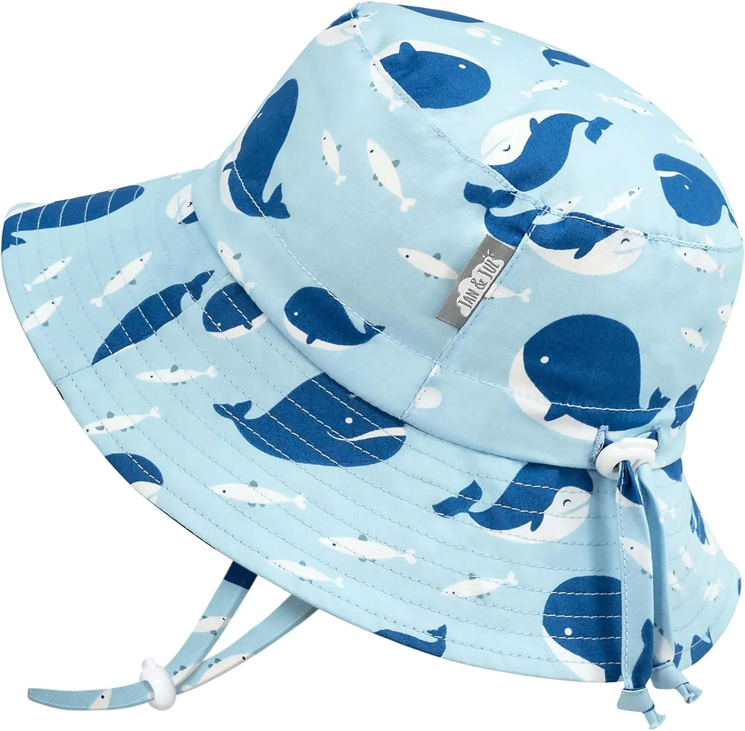 JAN & JUL Grow-with-Me Cotton Bucket Sun-Hat for Baby and Kids