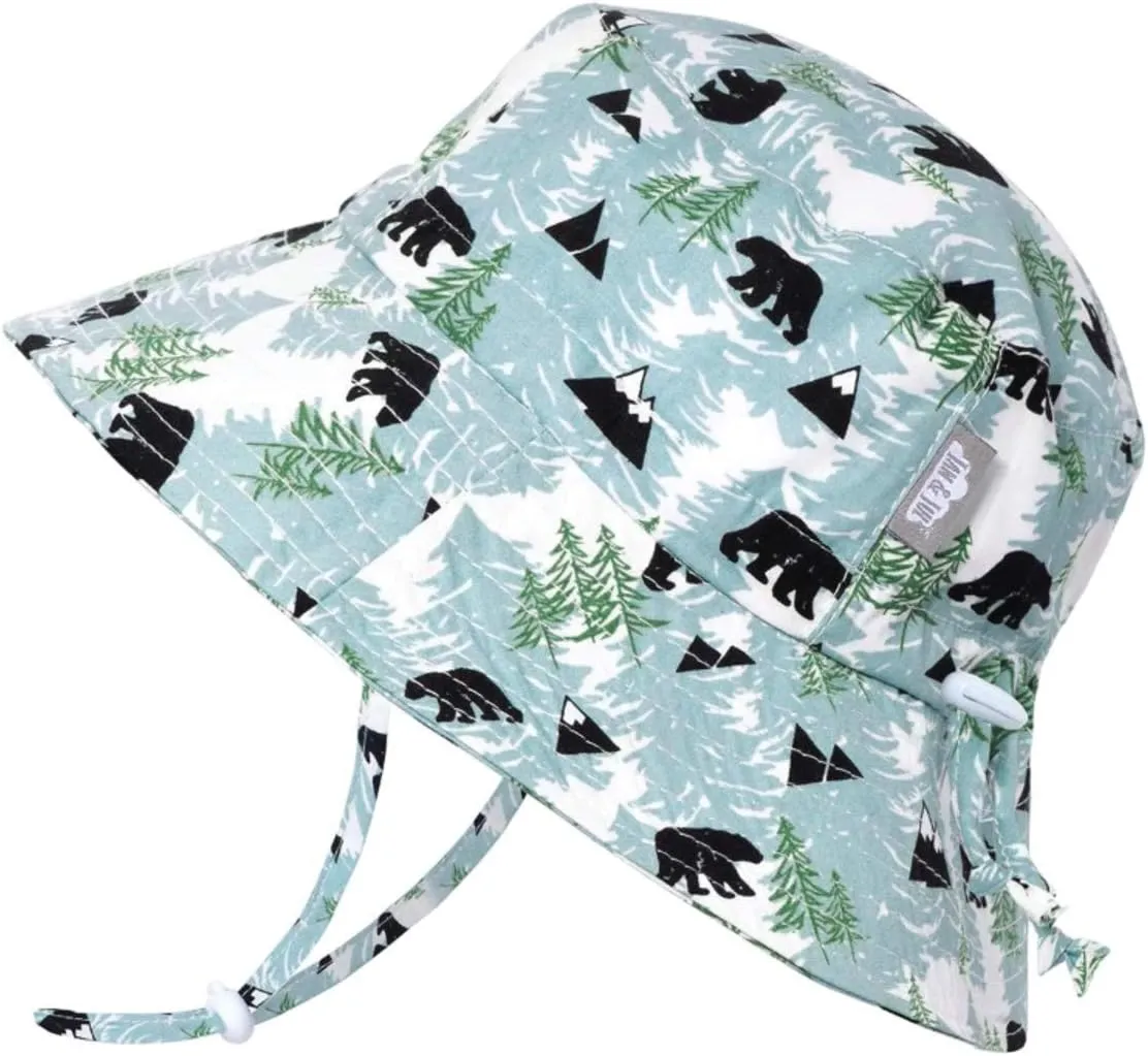 JAN & JUL Grow-with-Me Cotton Bucket Sun-Hat for Baby and Kids