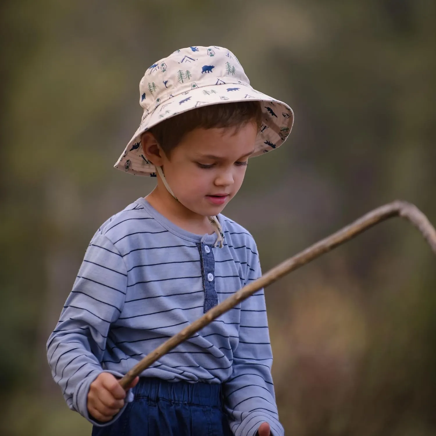 JAN & JUL Grow-with-Me Cotton Bucket Sun-Hat for Baby and Kids