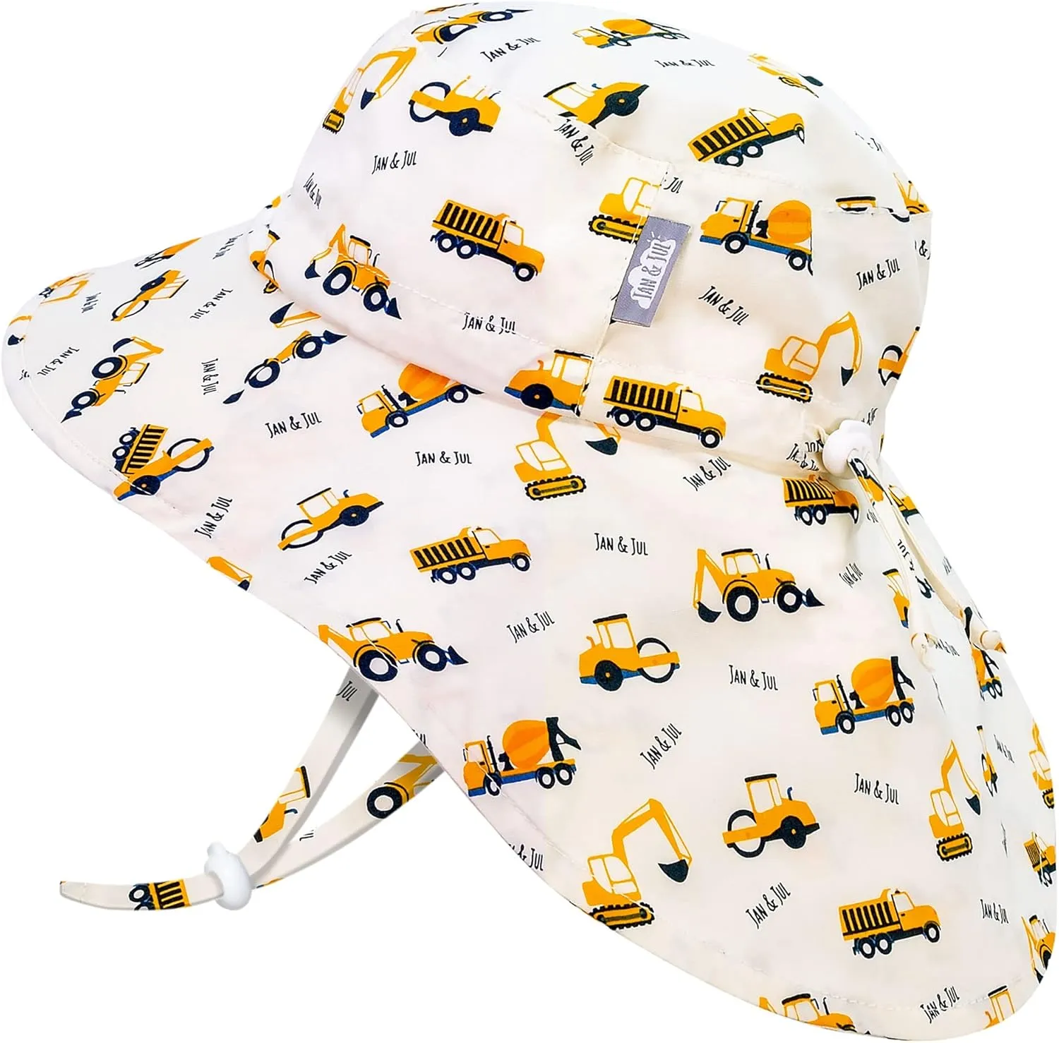 JAN & JUL Kids' Adjustable Cotton Xplorer Sun Hat 50  UPF