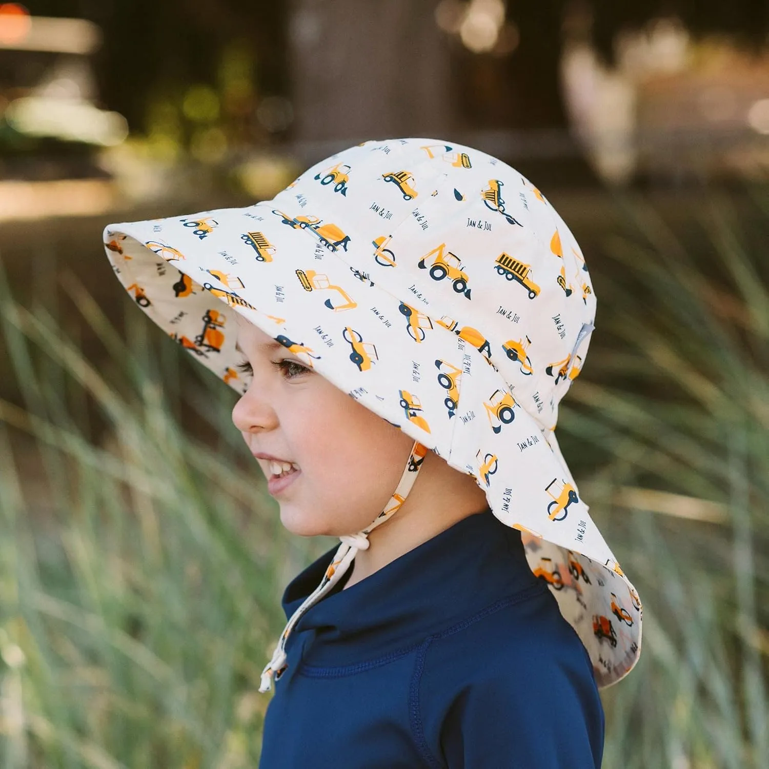 JAN & JUL Kids' Adjustable Cotton Xplorer Sun Hat 50  UPF