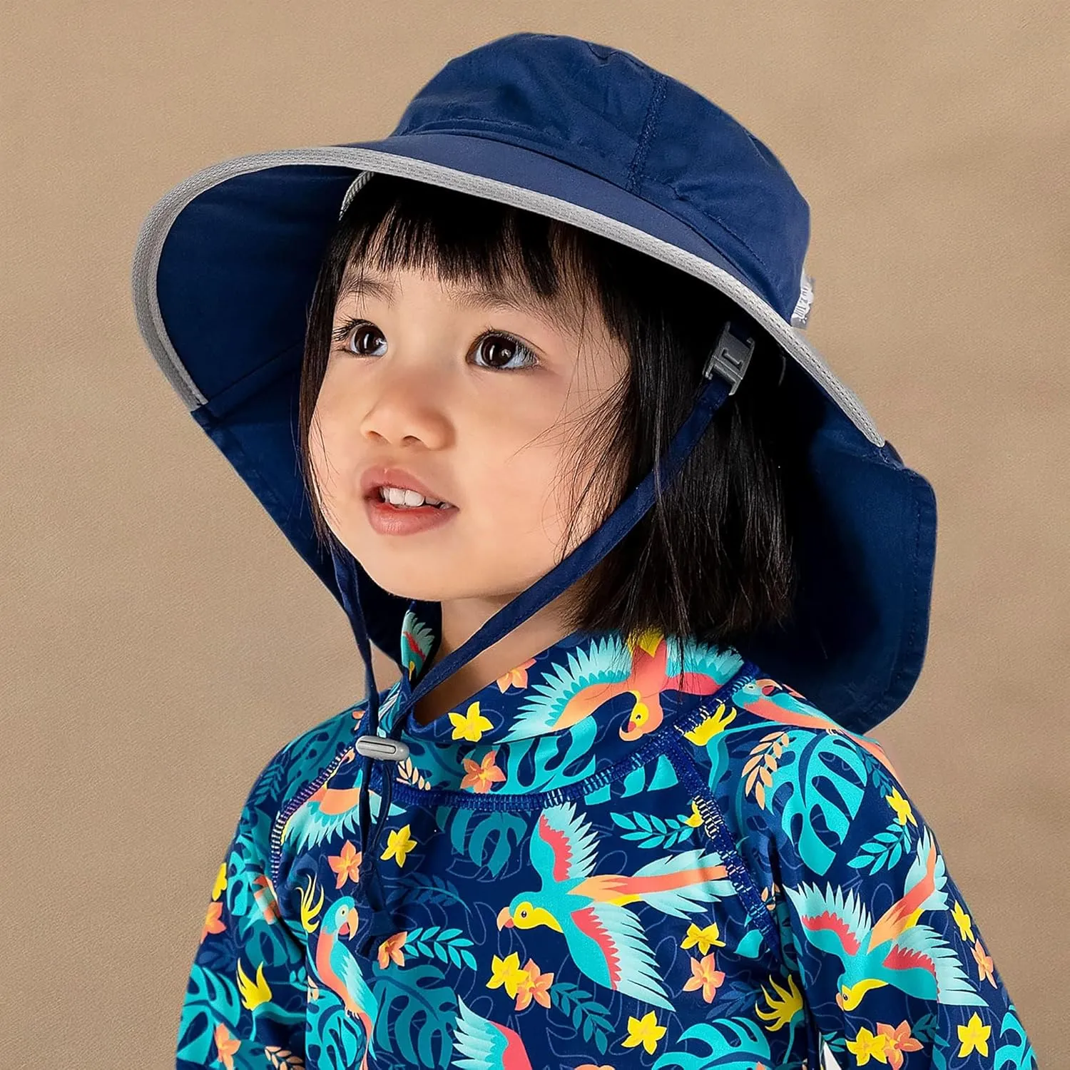 JAN & JUL Kids' Adjustable Cotton Xplorer Sun Hat 50  UPF