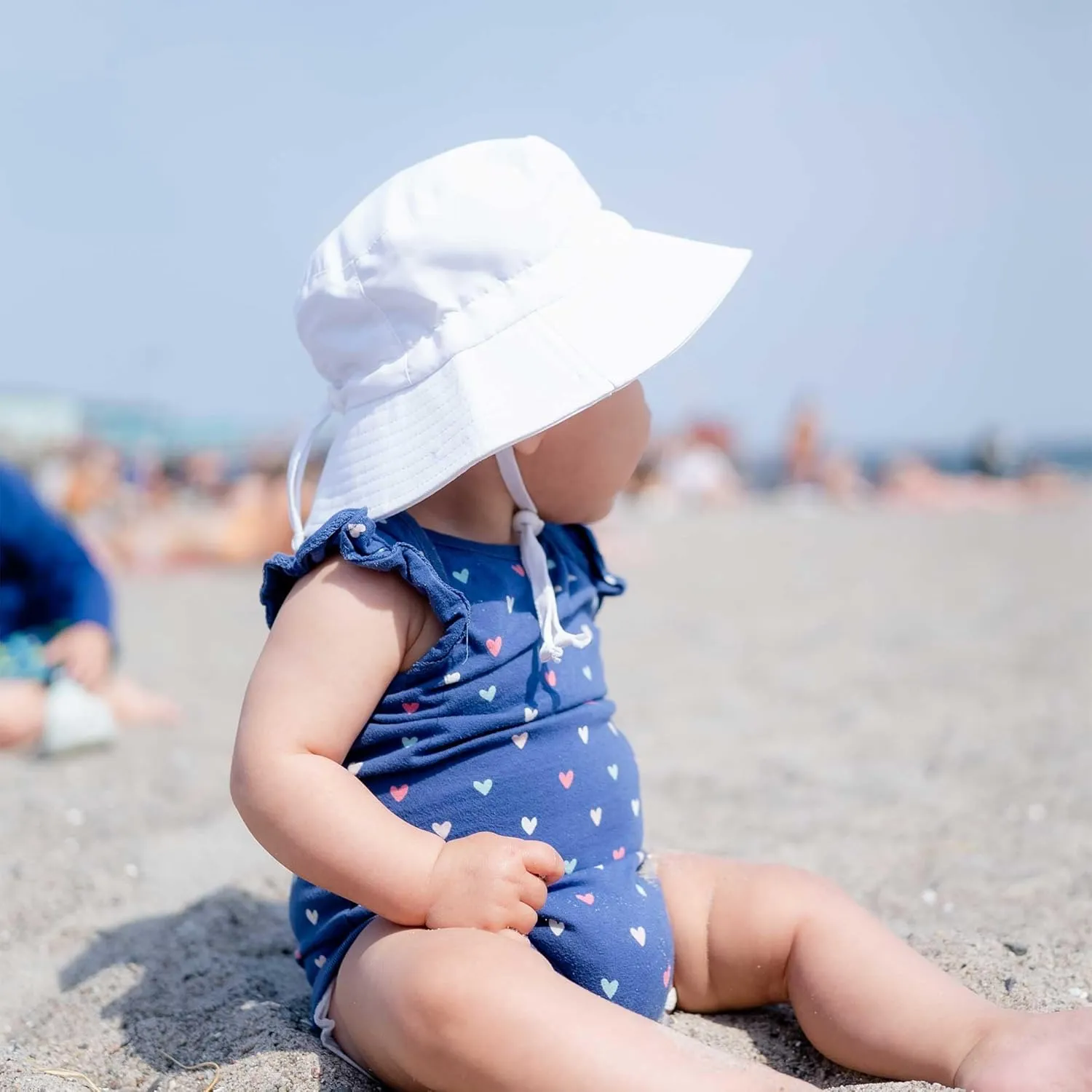 JAN & JUL Quick Dry Sun-Hat with Neck Flap for Swimming Boys' Beach Hat