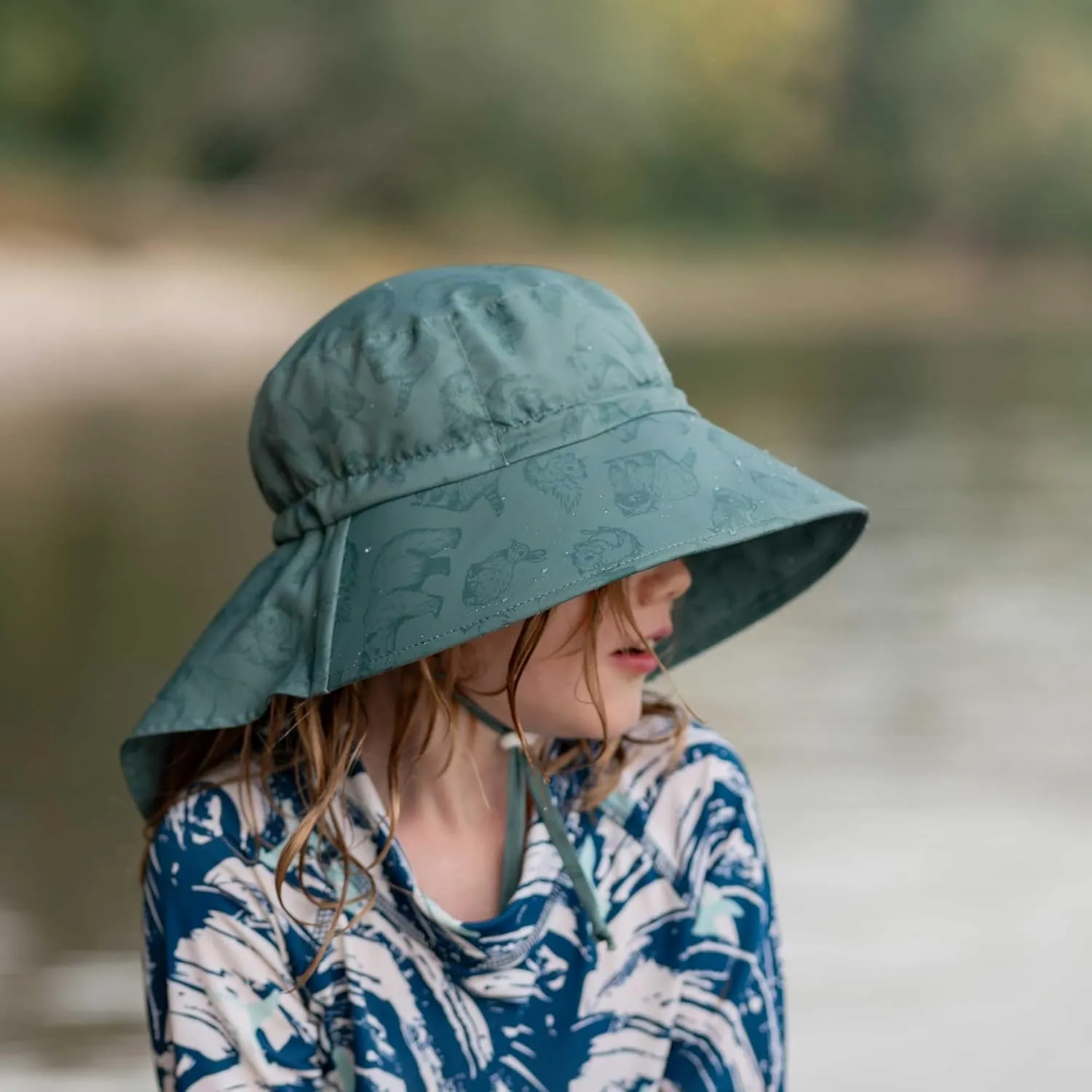 JAN & JUL Summer Adventure Wide Brim 50  UPF Quick-Dry Sun-Hats for Kids
