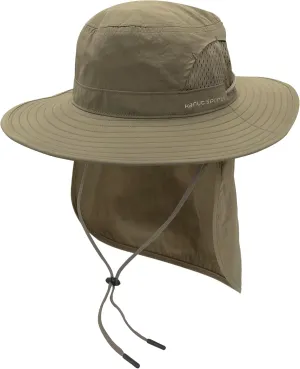 Jemez Wide Brim Boonie Hat with Neck Flap UPF 50  Sun Protection Breathable Safari Bucket Hat for Fishing Hiking