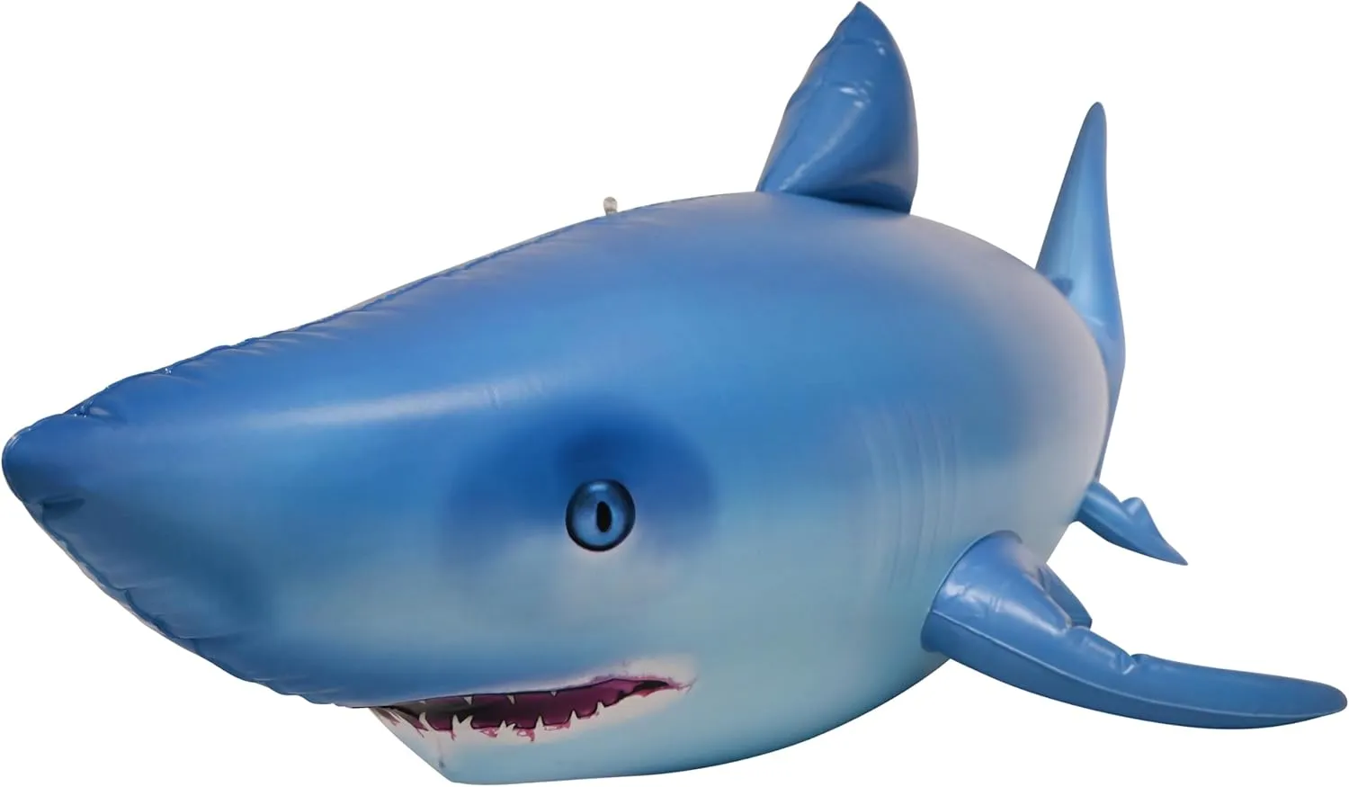 Jet Creations Inflatable Aquatic Animal Shark, Giant 82 inch Long/27 Tall, Toy for Kids 3 Year and up, Pool Float, Photo Prop, Theme Party Centerpiece, VBS, Decoration, Hangers (2) on The Back