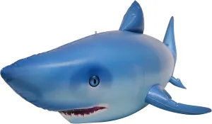 Jet Creations Inflatable Aquatic Animal Shark, Giant 82 inch Long/27 Tall, Toy for Kids 3 Year and up, Pool Float, Photo Prop, Theme Party Centerpiece, VBS, Decoration, Hangers (2) on The Back